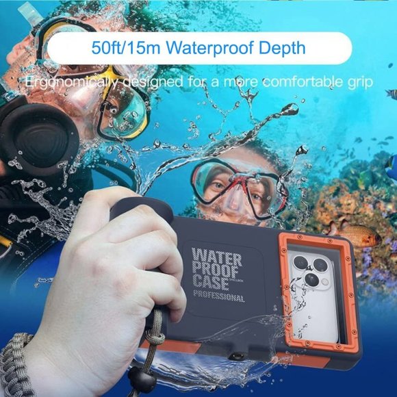 Extreme Waterproof Underwater Diving, Phone Case For with All iPhones Samsungs - Picture 4 of 5